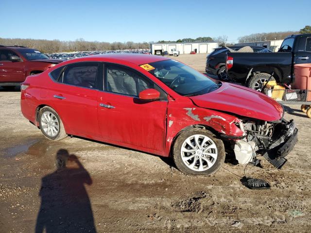 3N1AB7AP3KL605092 - 2019 NISSAN SENTRA S RED photo 4