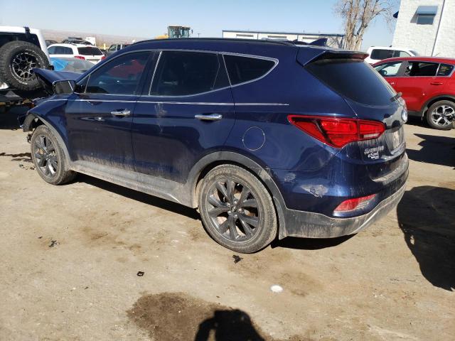 5XYZW4LA8HG447635 - 2017 HYUNDAI SANTA FE S BLUE photo 2