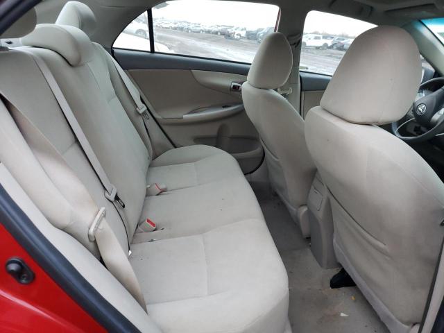 1NXBU4EE7AZ321130 - 2010 TOYOTA COROLLA BASE RED photo 10