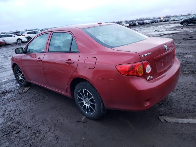 1NXBU4EE7AZ321130 - 2010 TOYOTA COROLLA BASE RED photo 2