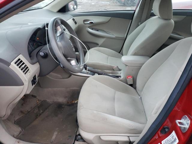 1NXBU4EE7AZ321130 - 2010 TOYOTA COROLLA BASE RED photo 7