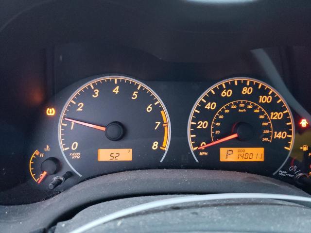 1NXBU4EE7AZ321130 - 2010 TOYOTA COROLLA BASE RED photo 9