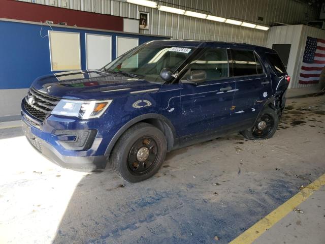 1FM5K8AR4GGB97621 - 2016 FORD EXPLORER POLICE INTERCEPTOR BLUE photo 1