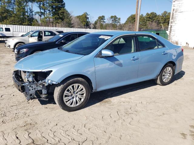 4T4BF1FK7DR320566 - 2013 TOYOTA CAMRY L BLUE photo 1