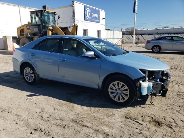 4T4BF1FK7DR320566 - 2013 TOYOTA CAMRY L BLUE photo 4