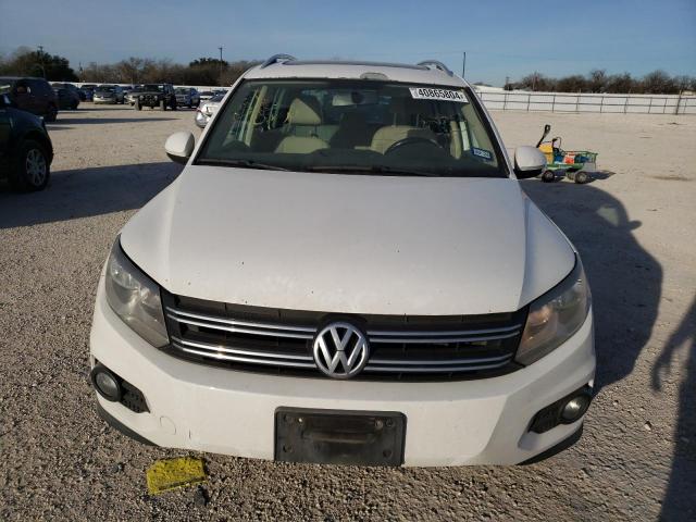 WVGAV7AXXDW545888 - 2013 VOLKSWAGEN TIGUAN S WHITE photo 5