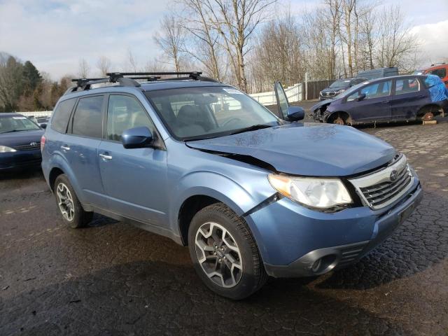 JF2SH64669H757519 - 2009 SUBARU FORESTER 2.5X LIMITED BLUE photo 4