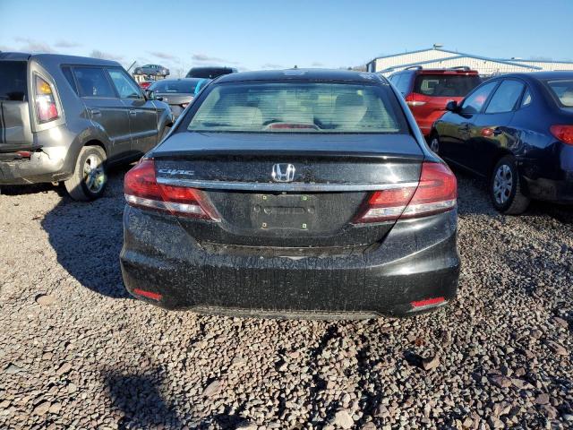 2HGFB2F95DH533437 - 2013 HONDA CIVIC EXL შავი ფოტო 6