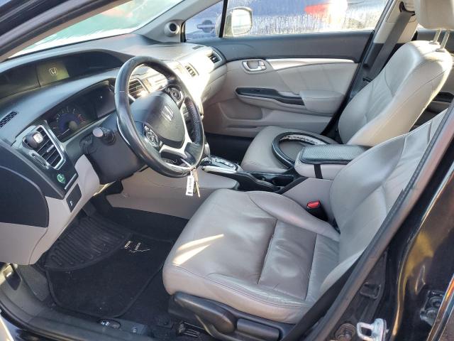 2HGFB2F95DH533437 - 2013 HONDA CIVIC EXL შავი ფოტო 7