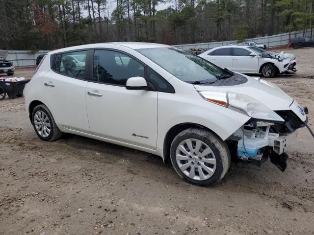 1N4AZ0CP6FC317975 - 2015 NISSAN LEAF S WHITE photo 4