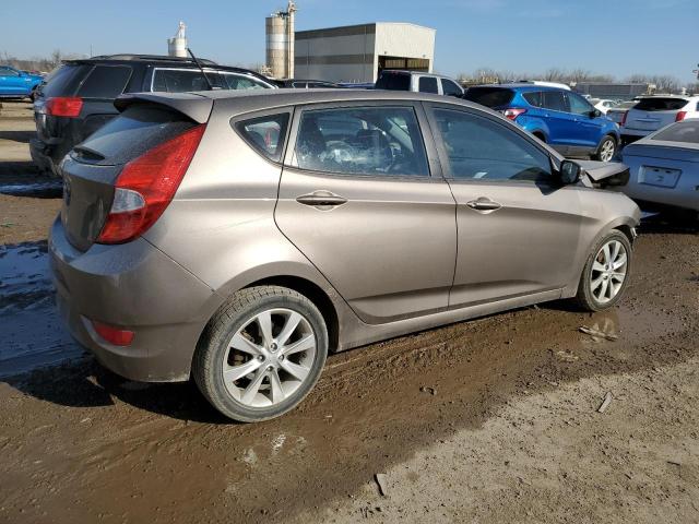 KMHCU5AE0EU165633 - 2014 HYUNDAI ACCENT GLS BROWN photo 3