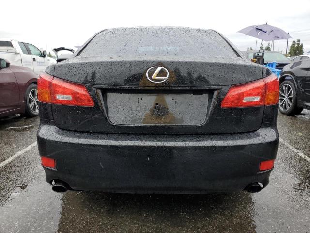 JTHBE262365002494 - 2006 LEXUS IS 350 BLACK photo 6