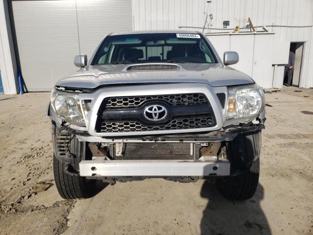 5TELU42N45Z043541 - 2005 TOYOTA TACOMA DOUBLE CAB ვერცხლისფერი ფოტო 5