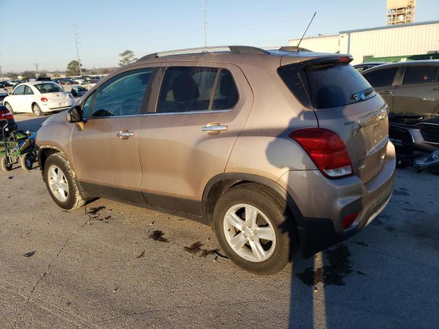 3GNCJLSB1KL121806 - 2019 CHEVROLET TRAX 1LT BROWN photo 2