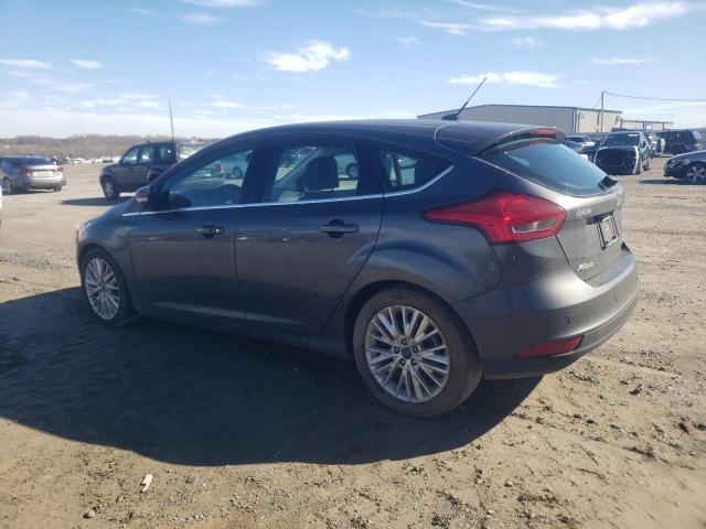 1FADP3N26JL326528 - 2018 FORD FOCUS TITANIUM GRAY photo 2