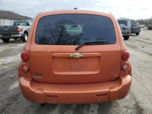 3GNCA13D28S711306 - 2008 CHEVROLET HHR LS ORANGE photo 6