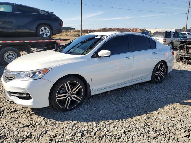 1HGCR2F58HA103546 - 2017 HONDA ACCORD SPORT WHITE photo 1