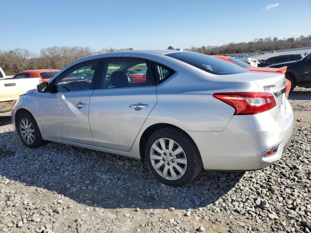 3N1AB7APXHL680008 - 2017 NISSAN SENTRA S SILVER photo 2