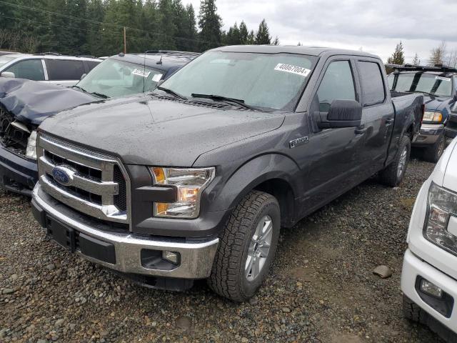 1FTFW1CF9FKD06562 - 2015 FORD F150 SUPERCREW GRAY photo 1