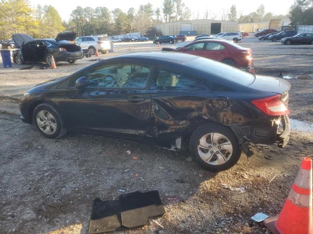 2HGFG3B56DH524773 - 2013 HONDA CIVIC LX BLACK photo 2