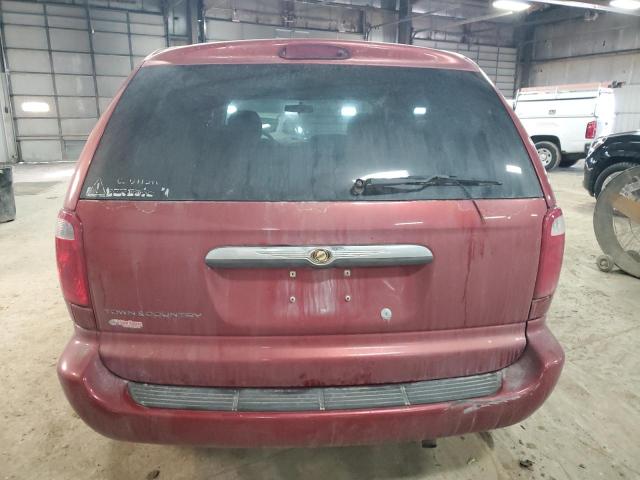 1A4GP45R76B572263 - 2006 CHRYSLER TOWN & COU მუქწითელი ფოტო 6