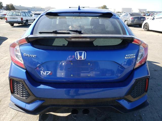 SHHFK7H97HU416168 - 2017 HONDA CIVIC SPORT TOURING Көк фото 6
