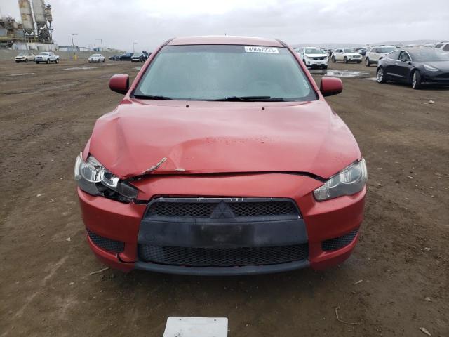 JA32U2FUXEU010598 - 2014 MITSUBISHI LANCER ES/ES SPORT RED photo 5