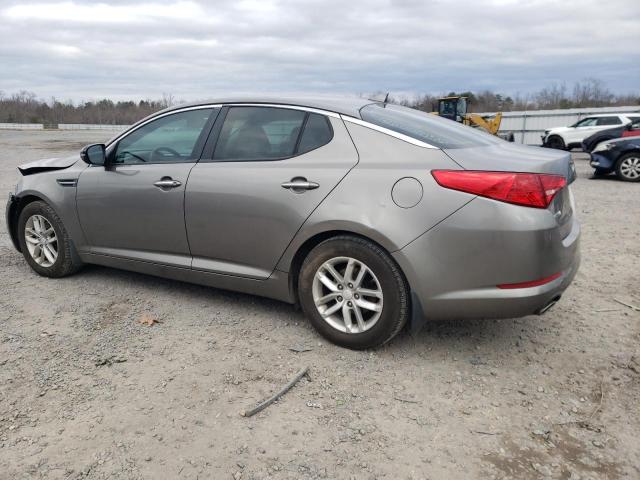 5XXGM4A70DG145551 - 2013 KIA OPTIMA LX GRAY photo 2