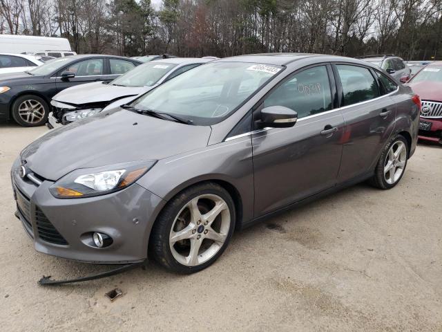 1FADP3J25EL285630 - 2014 FORD FOCUS TITANIUM GRAY photo 1