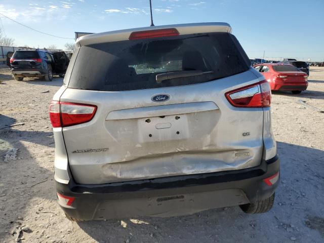 MAJ3P1TE0JC222291 - 2018 FORD ECOSPORT SE SILVER photo 6