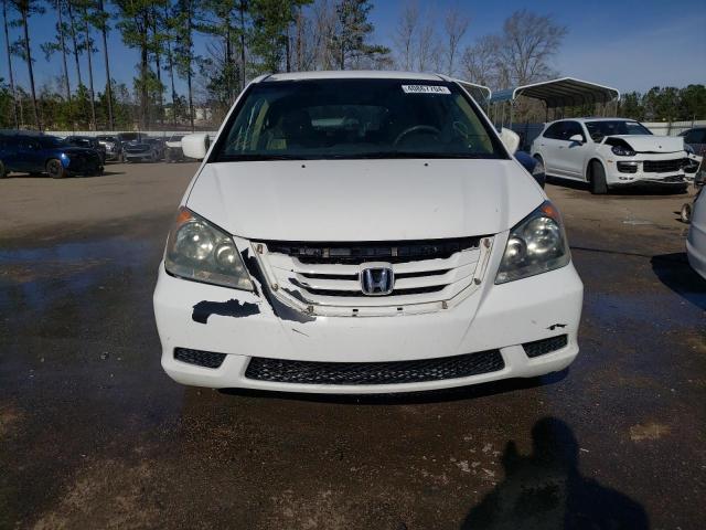 5FNRL38438B011174 - 2008 HONDA ODYSSEY EX WHITE photo 5