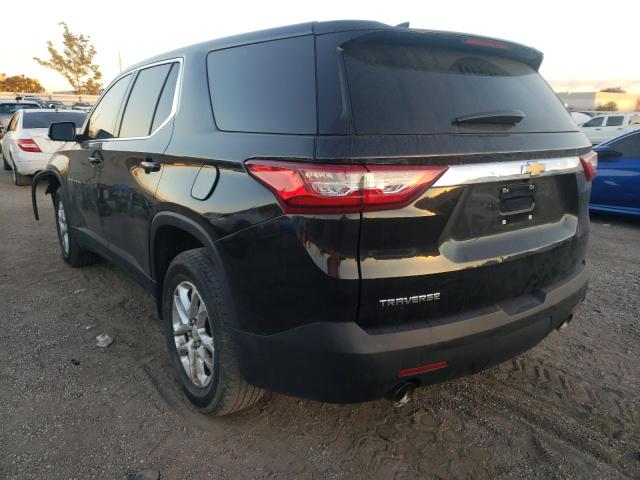 1GNERFKW2LJ283975 - 2020 CHEVROLET TRAVERSE LS BLACK photo 2