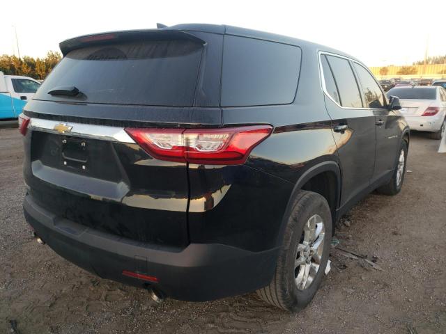 1GNERFKW2LJ283975 - 2020 CHEVROLET TRAVERSE LS BLACK photo 3