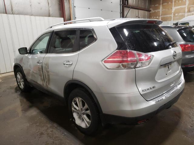 KNMAT2MV4GP710291 - 2016 NISSAN ROGUE S SILVER photo 2