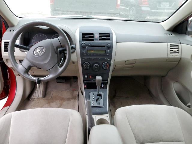 2T1BU40E99C149607 - 2009 TOYOTA COROLLA BASE BURGUNDY photo 8