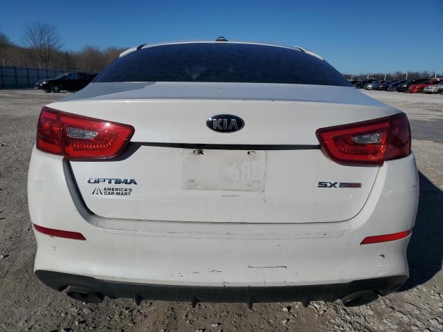 5XXGR4A64FG361799 - 2015 KIA OPTIMA SX WHITE photo 6