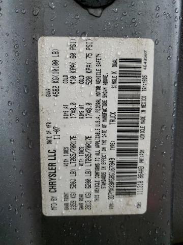 3D7MX38A58G167849 - 2008 DODGE RAM 3500 ST GRAY photo 13