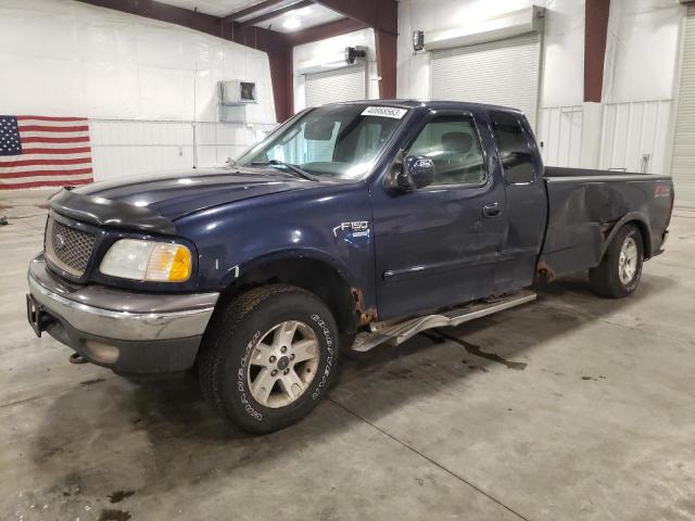 2FTRX18L52CA52694 - 2002 FORD F-150 BLUE photo 1