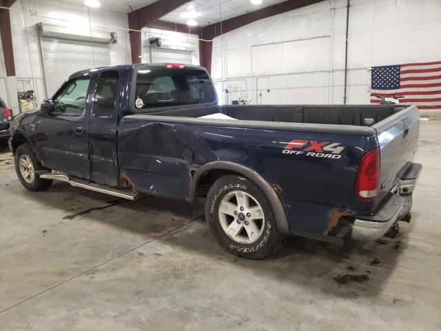 2FTRX18L52CA52694 - 2002 FORD F-150 BLUE photo 2