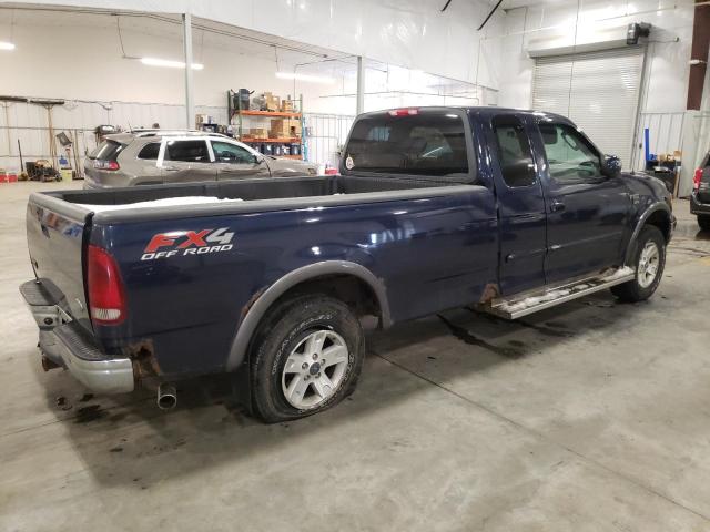 2FTRX18L52CA52694 - 2002 FORD F-150 BLUE photo 3