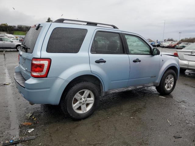 1FMCU49H38KC22612 - 2008 FORD ESCAPE HEV BLUE photo 3