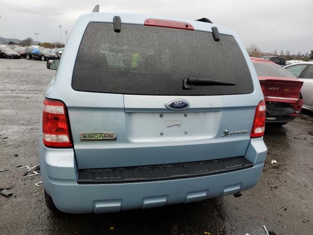 1FMCU49H38KC22612 - 2008 FORD ESCAPE HEV BLUE photo 6