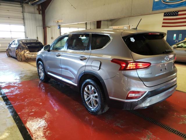 5NMS2CAD1KH001652 - 2019 HYUNDAI SANTA FE SE GRAY photo 2