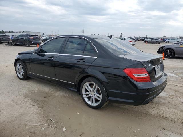 WDDGF8AB0ER313411 - 2014 MERCEDES-BENZ C 300 4MATIC BLACK photo 2