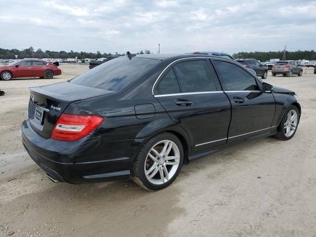 WDDGF8AB0ER313411 - 2014 MERCEDES-BENZ C 300 4MATIC BLACK photo 3