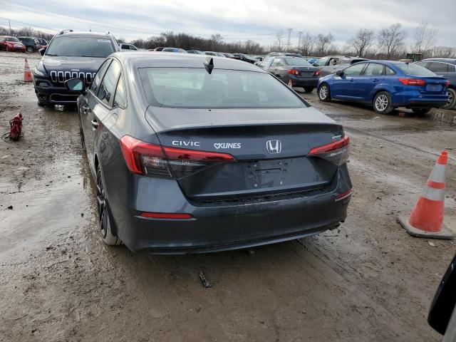 2HGFE2F53RH529494 - 2024 HONDA CIVIC SPORT GRAY photo 6