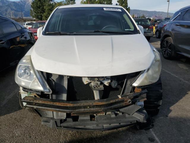 3N1BC1CP7CK241830 - 2012 NISSAN VERSA S WHITE photo 5