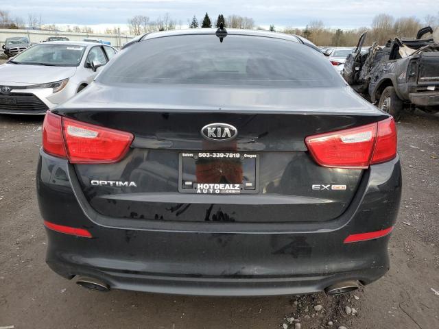 5XXGN4A70EG270287 - 2014 KIA OPTIMA EX BLACK photo 6