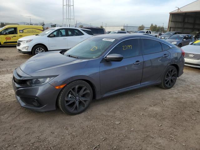 19XFC2F84LE011993 - 2020 HONDA CIVIC SPORT GRAY photo 1