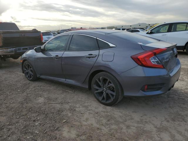 19XFC2F84LE011993 - 2020 HONDA CIVIC SPORT Szary zdjęcie 2